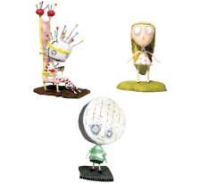 Tim Burton PVC Figure Set Pin Cushion Queen 10 cm